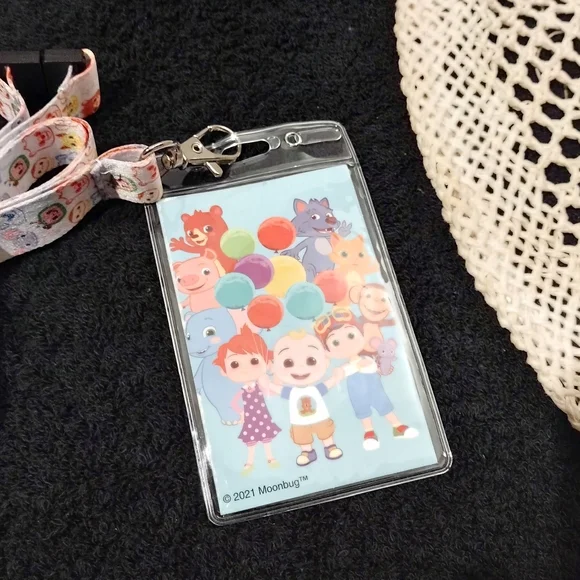 ⏰(5/$25) Coco Melon Lanyard with ID Badge Holder and Lobster Claw hook New Price - Picture 7 of 12